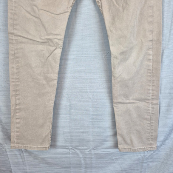 Levi's 502 Jeans Mens 29x30 Khaki Denim Taper Fit Light Wash Mid Rise Pockets - Picture 5 of 16